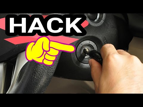 How to START your car when the KEY will not turn HACK. How to remove a stuck ignition key cylinder.