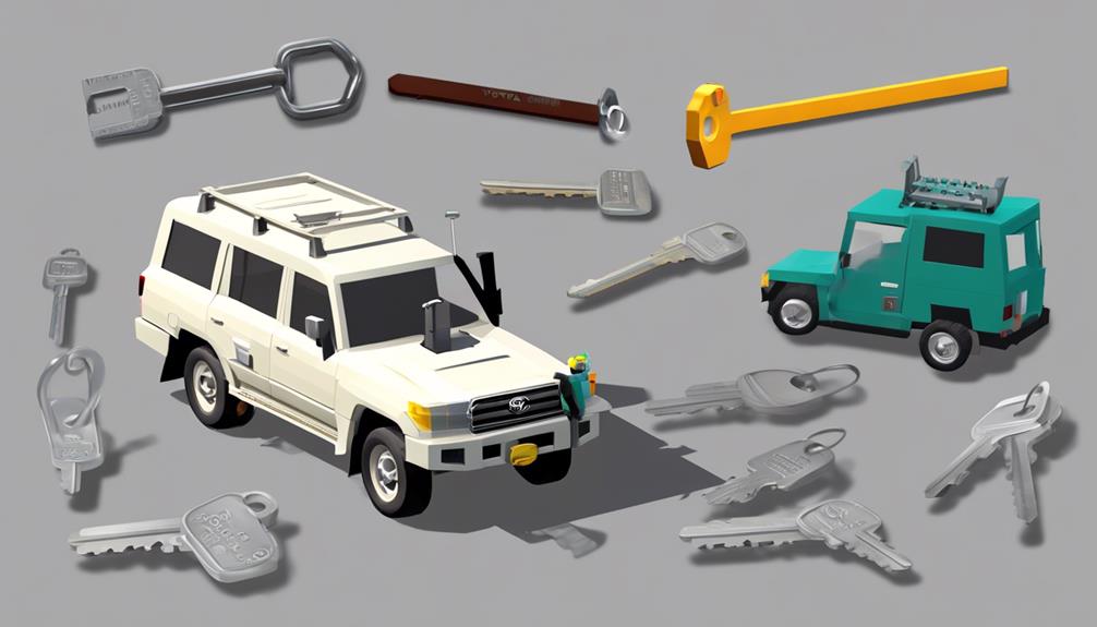 comprehensive toyota land cruiser locksmith