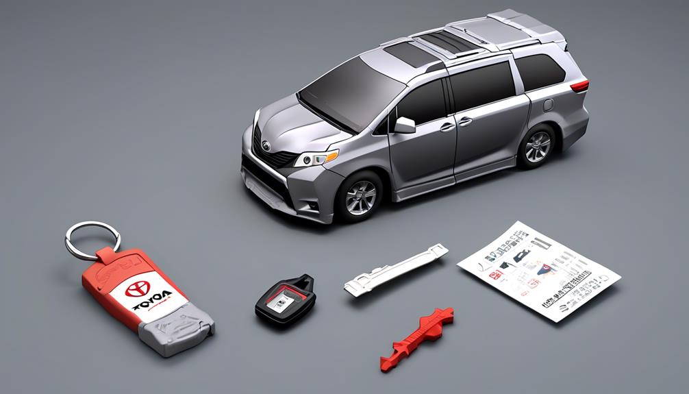 toyota sienna key maintenance