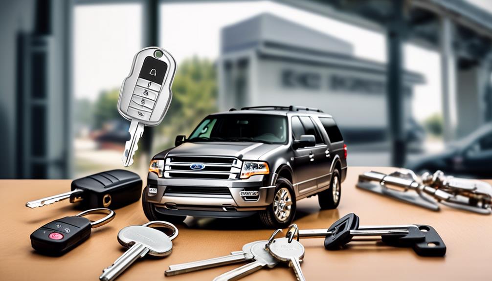 varieties of ford expedition keys