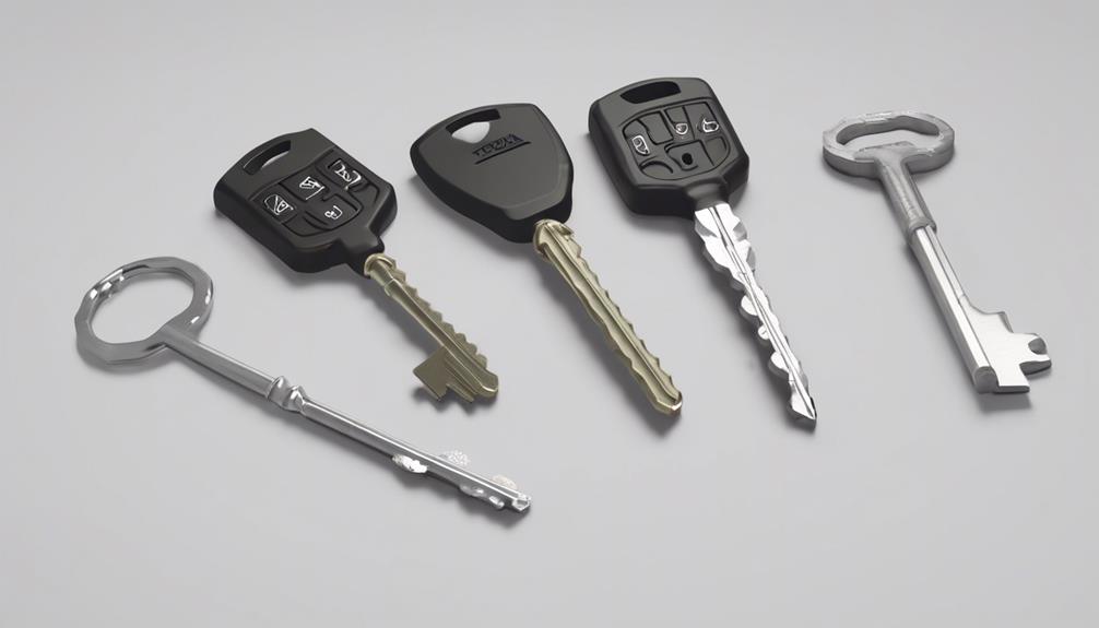 varieties of toyota avalon keys