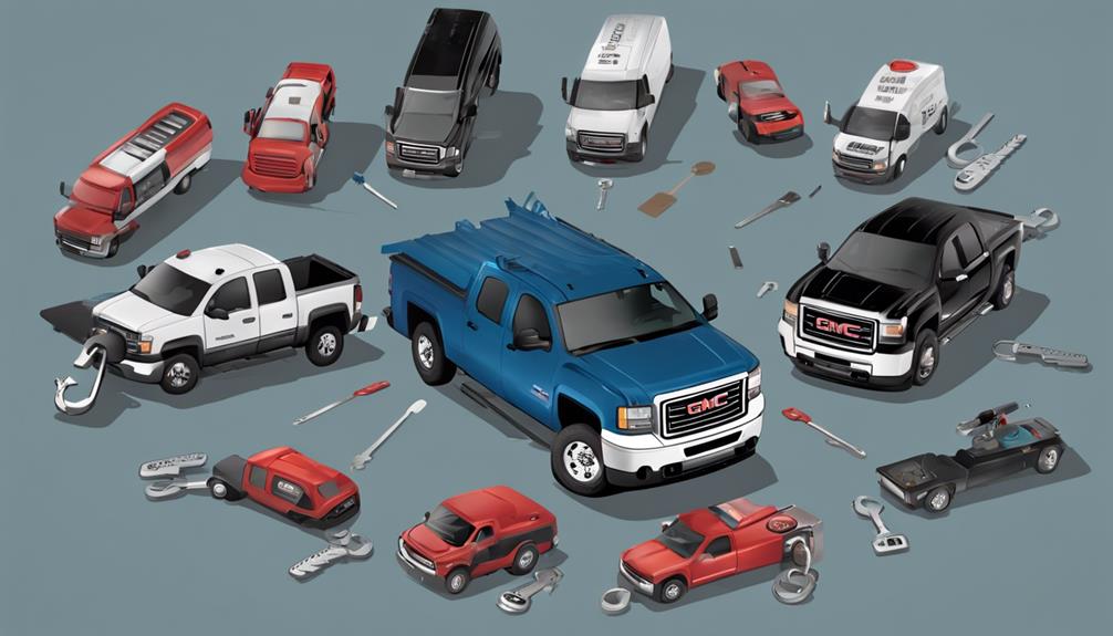 variety of gmc keys