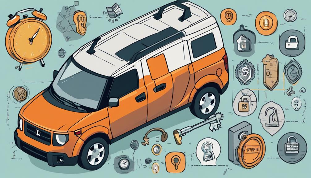 honda element key replacement