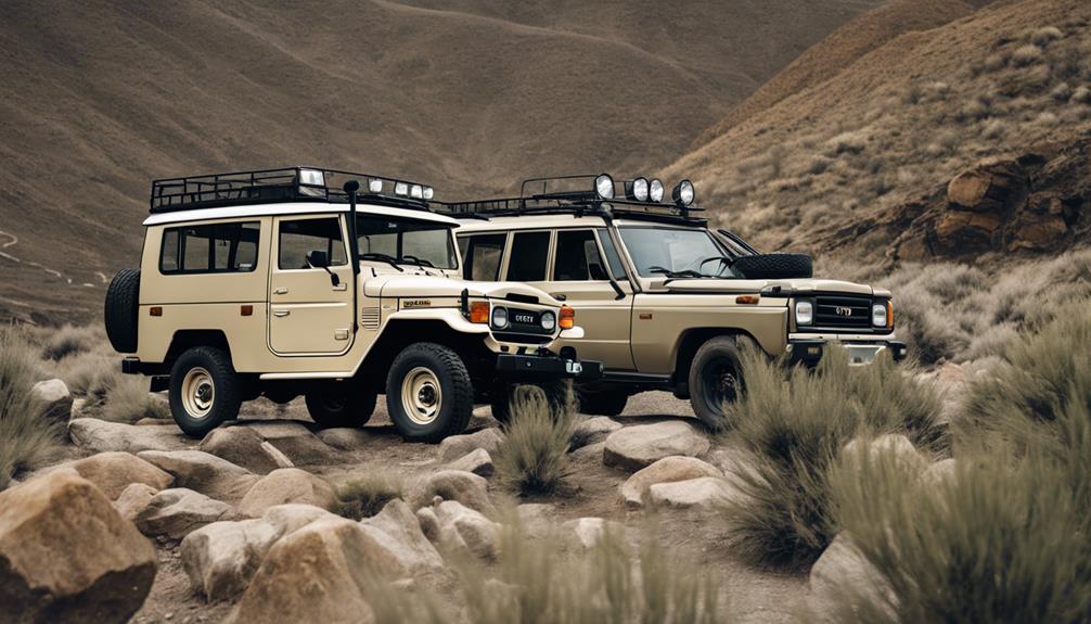 vintage vs new land cruisers