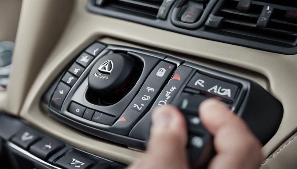 acura tl key programming