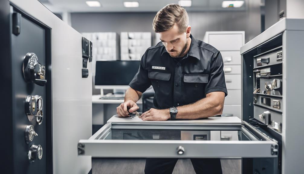 commercial safe installation services