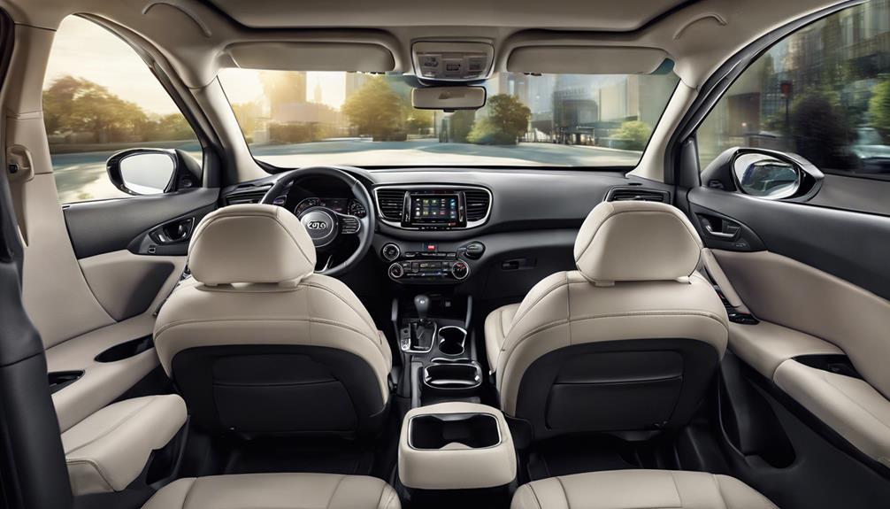 kia sportage interior features