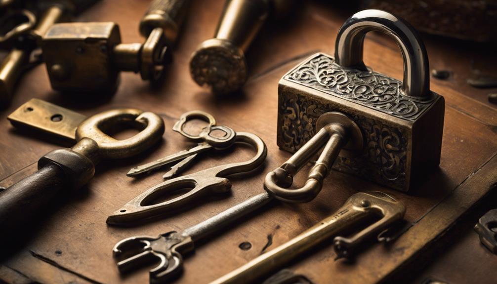 vintage lock security re keying