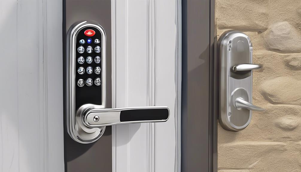 garage door lock types