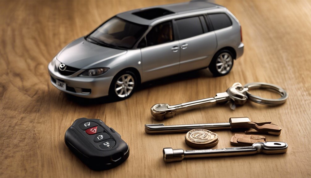 mazda mpv key fob replacement