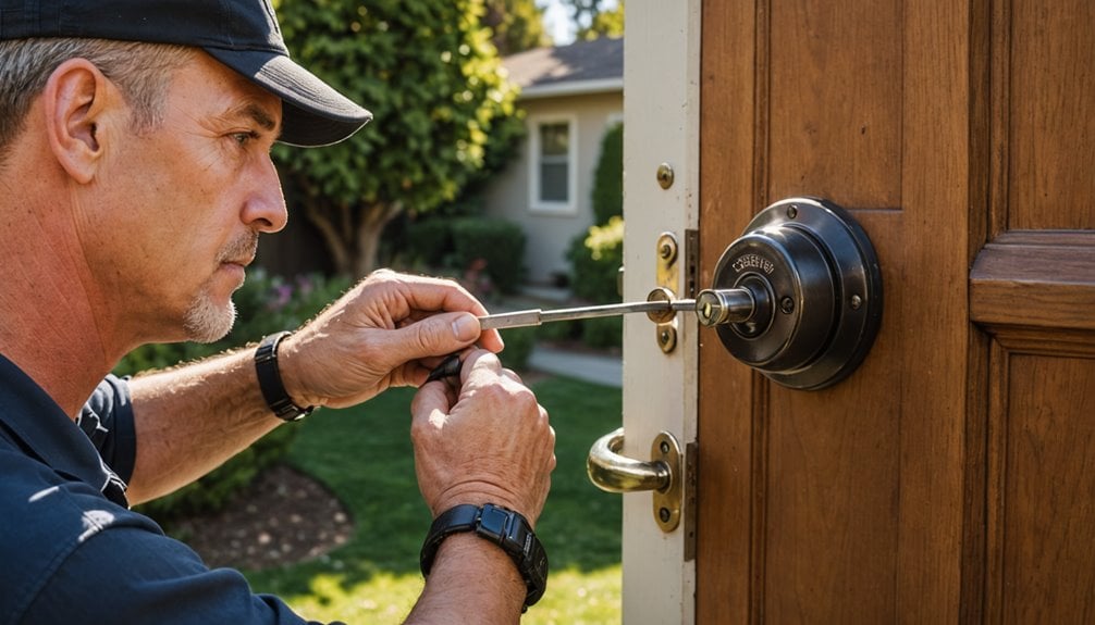 deadbolt installation for security