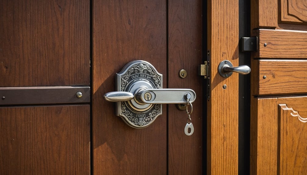 garage door lock security