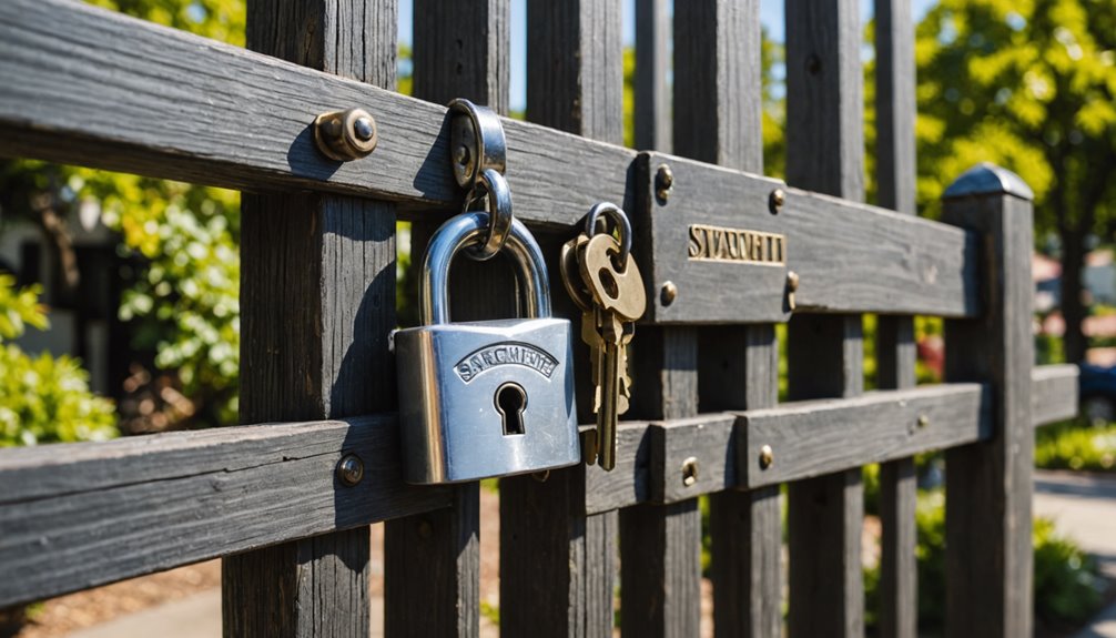 padlock and gate lock removal